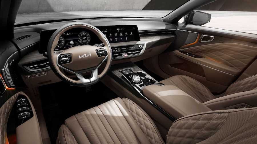 Kia K8 Cabin Revealed With Big Screens And Swanky Style