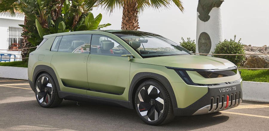 Skoda seven-seat EV due in 2026 as brand's new flagship