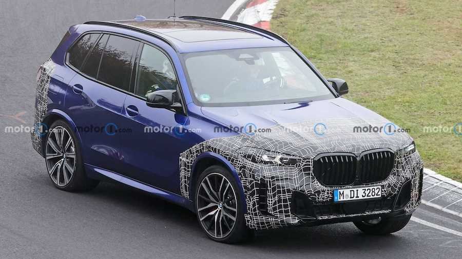 Redesigned BMW X5 M60i Loses Some Camouflage In New Spy Photos