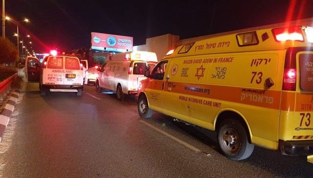 ДТП между Иерусалимом и Мертвым морем, трое пострадавших