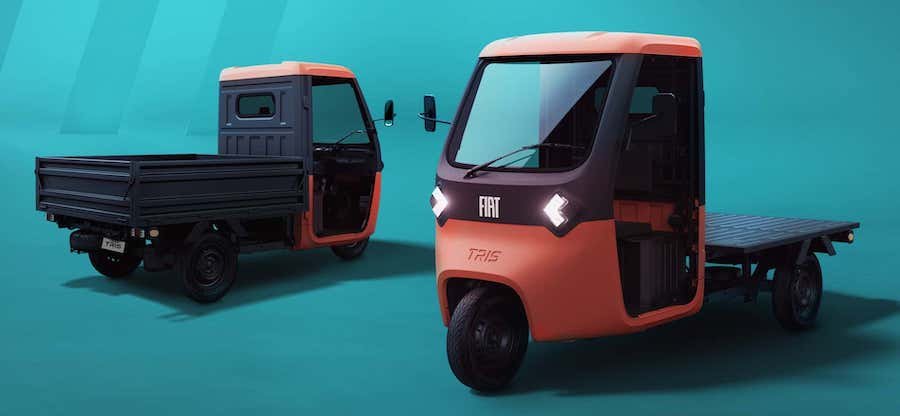 Грузовик без дверей: презентован самый дешевый электромобиль FIAT