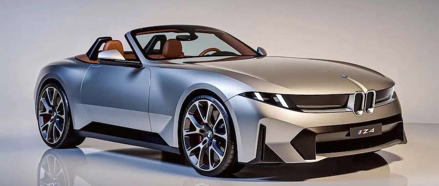 BMW z4 Rendering by Luca Serafini