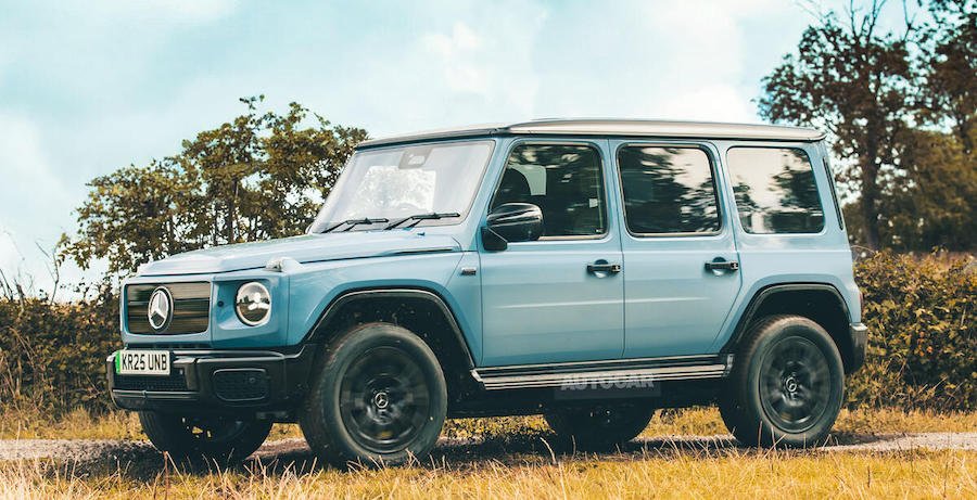 Mercedes-Benz's 'Baby' G-Class render by Autocar