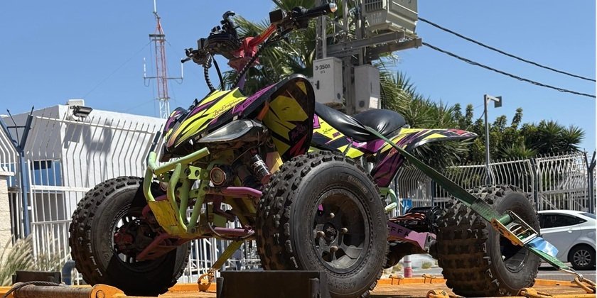 В друзском поселке ребенок устроил ралли на дорогом квадроцикле