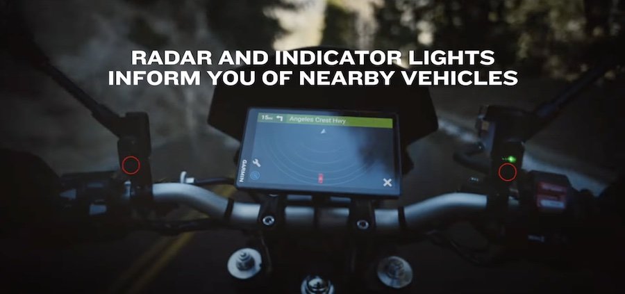 Garmin Drops a Motorcycle Radar System With Blind-Spot Monitoring, and a Rear Camera