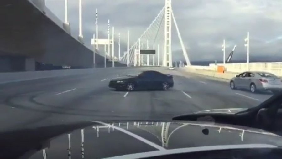 Car Stunt On San Francisco Bay Bridge Backs Up Traffic For Miles