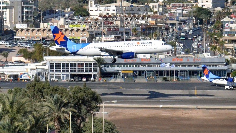 Аэропорт в Эйлате вновь закрыт из-за сильного ветра