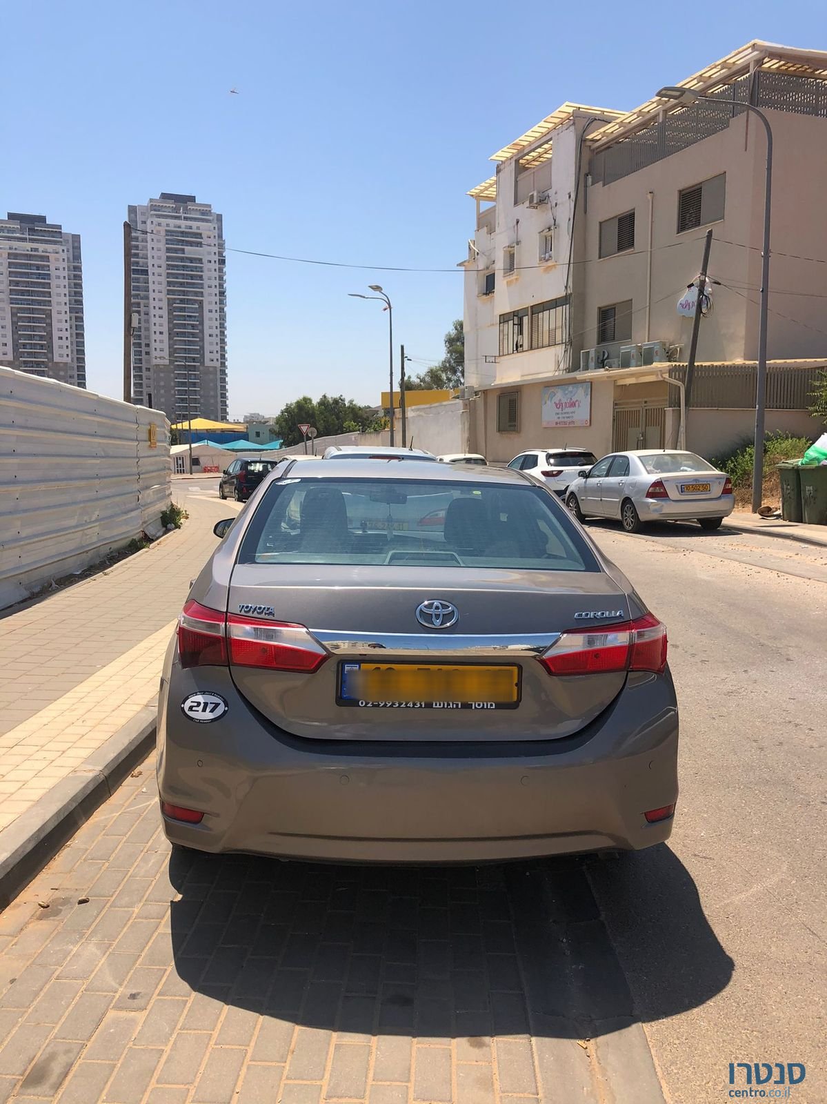 2016' Toyota Corolla טויוטה קורולה photo #3