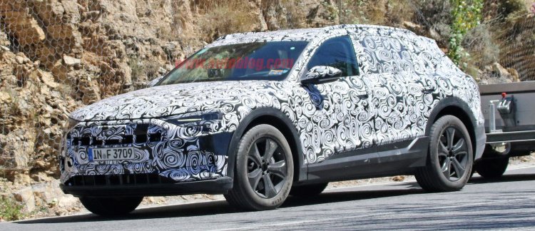 Audi E-Tron Quattro Electric SUV Spied Testing For First Time