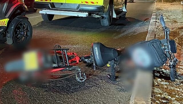 В Нес-Ционе тяжело травмирован молодой мужчина, ехавший на электровелосипеде