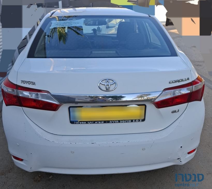 2016' Toyota Corolla טויוטה קורולה photo #4