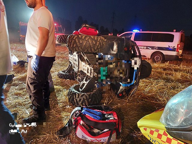 Авария с квадроциклом, А-Шарон, 24.07.2025