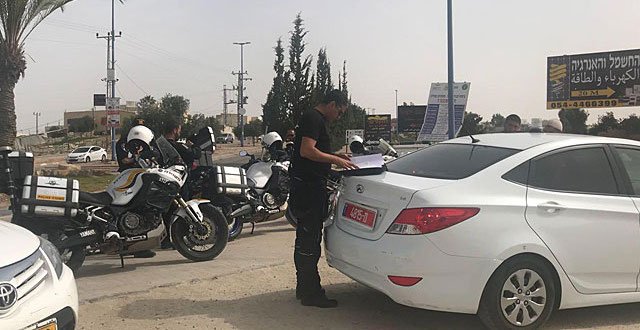 Дорожная полиция провела спецоперацию на юге Израиля