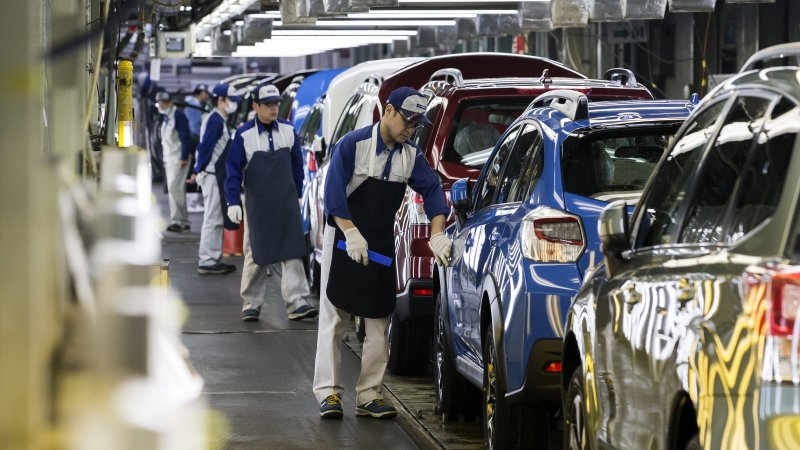 Компания Subaru приостановила производство на своем главном японском заводе