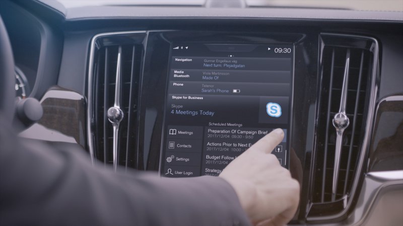 Volvo is adding Skype calling to its infotainment system