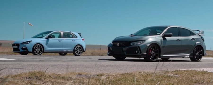 Hyundai i30 N Attempts To Beat Honda Civic Type R In Drag Race
