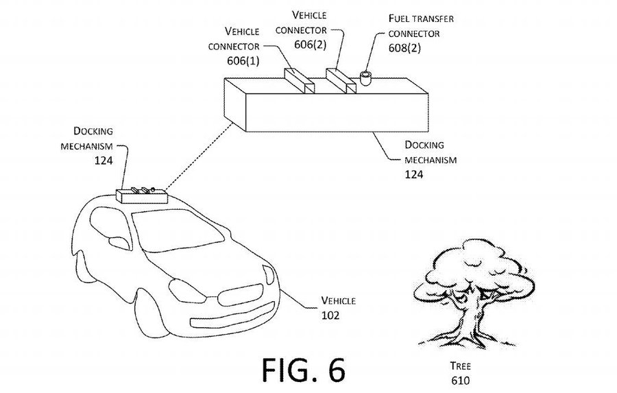 Amazon Patents Drone That Will Recharge Your Electric Car