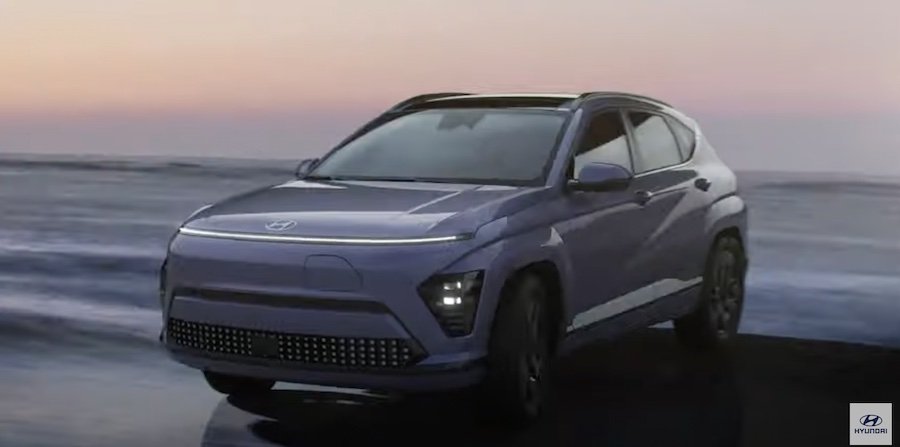 See The 2024 Hyundai Kona Electric In New Walkaround Video