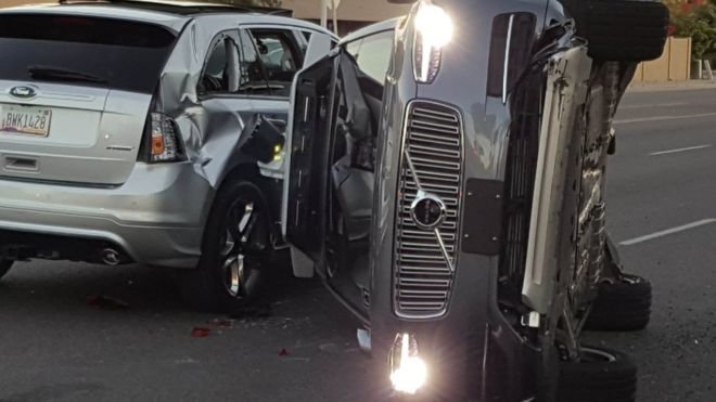 Uber pauses its self-driving efforts following Arizona crash