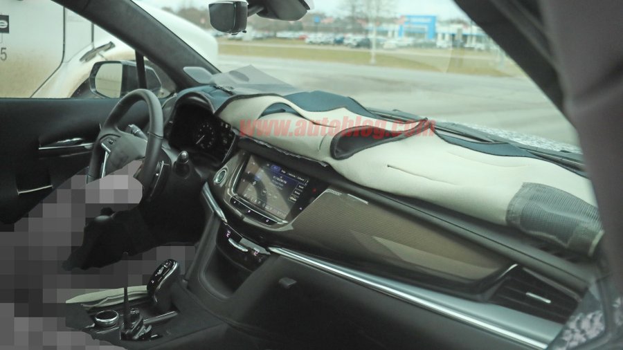 Here is the Cadillac XT6 three-row SUV's interior