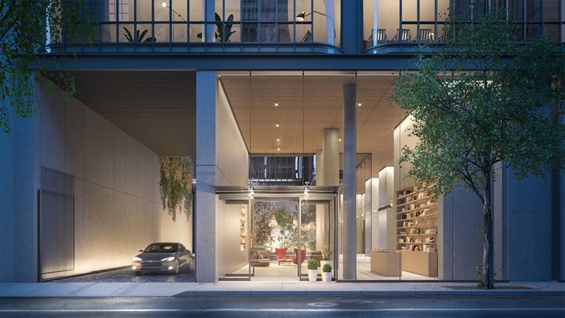 Luxury Soho NYC residences offer car sharing or $550,000 parking spaces