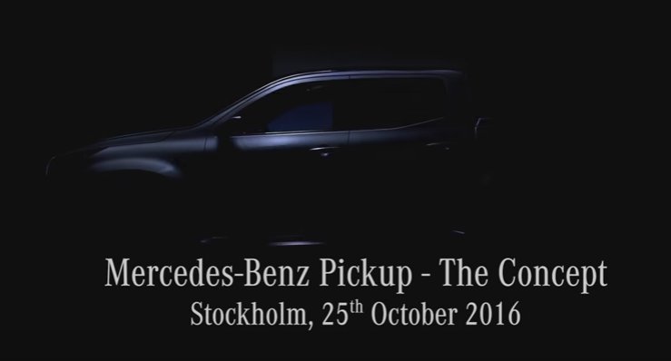 Mercedes pickup teaser