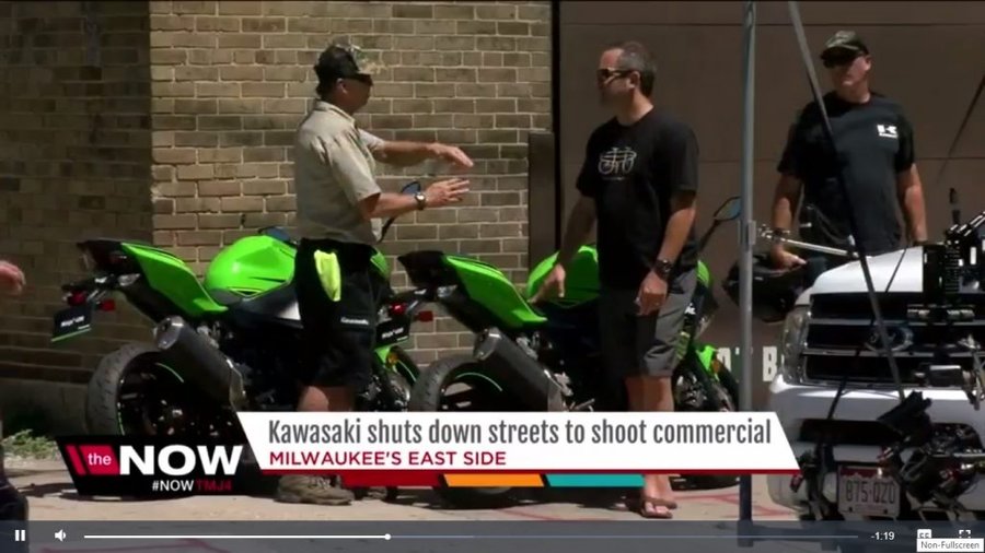Next-gen Kawasaki Ninja 400 spotted during ad shoot