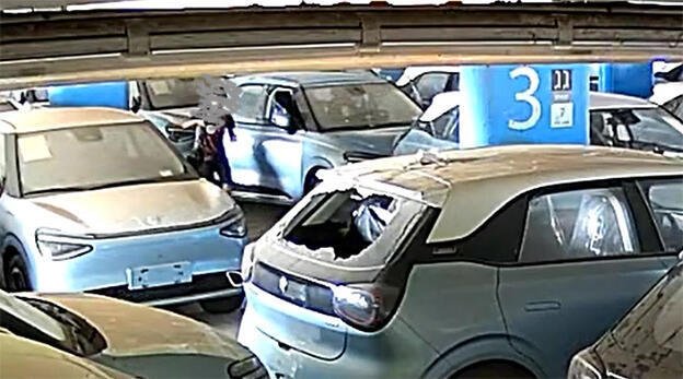 שריפת המכוניות החשמליות בקניון רננים - הצתה בידי ילדים