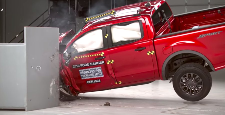 2019 Ford Ranger performs remarkably well in IIHS crash tests