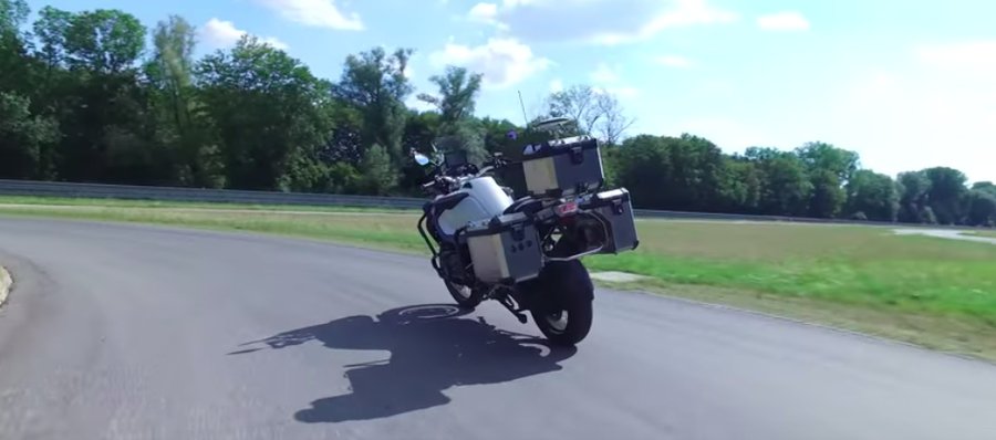 Watch the bizarre sight of BMW Motorrad's self-riding motorcycle