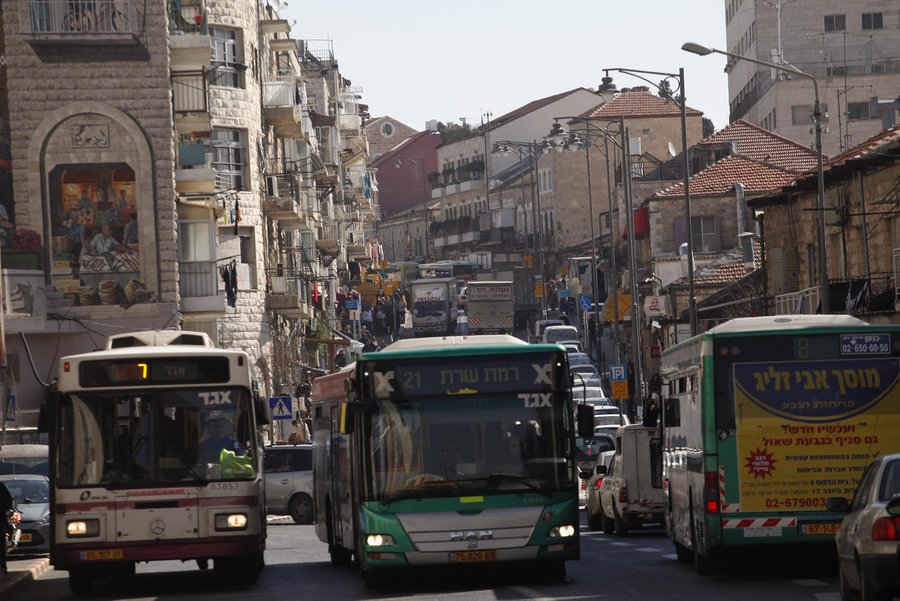 Общественный транспорт в Иерусалиме работает в особом режиме