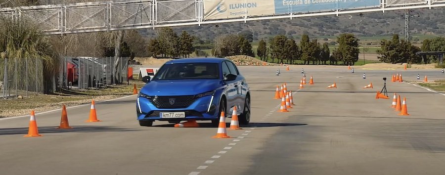 2022 Peugeot 308 Moose Test Hindered By Power Steering Failure