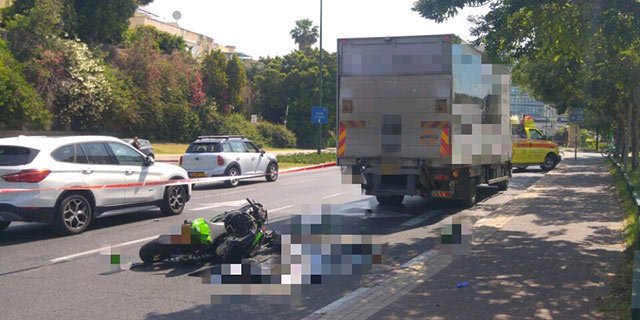 ДТП в Тель-Авиве, погиб мотоциклист