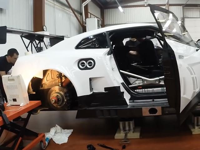 A Time-Lapse Of A GT3 Nissan GT-R’s Construction Is Oddly Satisfying