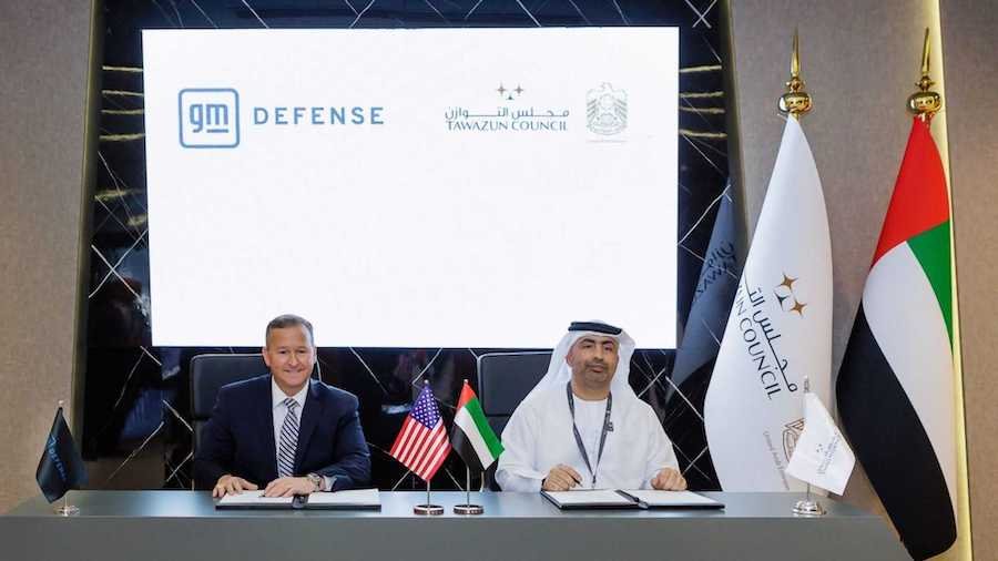 GM Defense Signs MOU With UAE To Develop Electric Military Vehicles