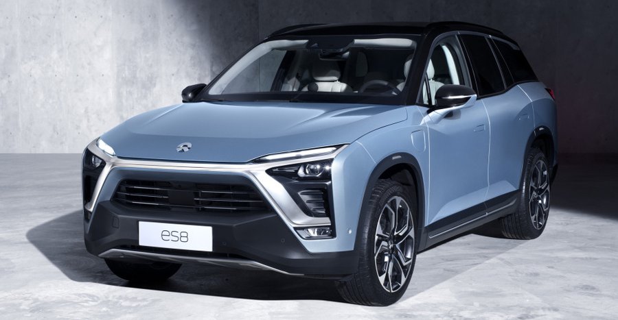 NIO ES8 crossover revealed, with a 355 km range and battery swapping