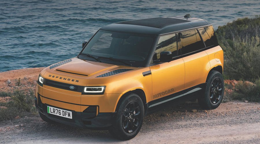 Land Rover Defender Sport, render by Autocar